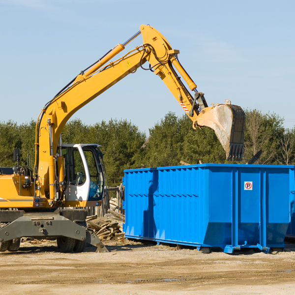 can i request a rental extension for a residential dumpster in Hackberry